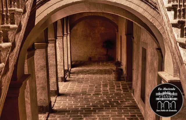 Media Luna rustic stone venue for intimate receptions and corporate events.