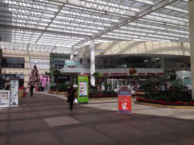 High-traffic Cinema Patio Santa Fe atrium for brand pop-up activations and experiential marketing.