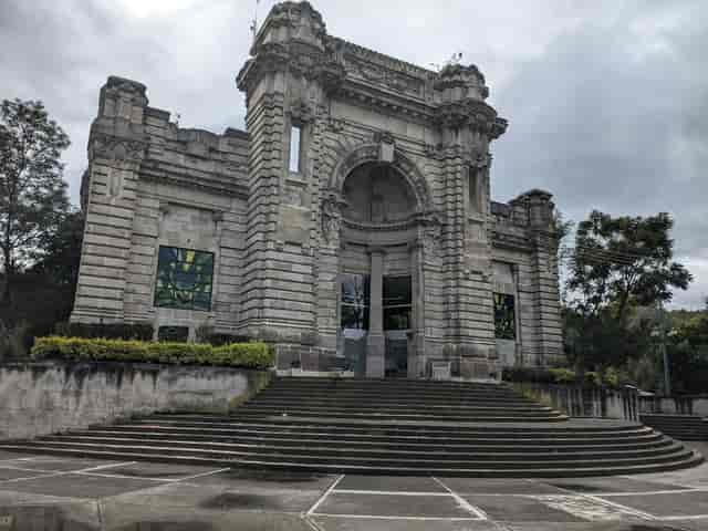 Casa de la Cultura de Tlalpan historic theater with exterior staircase for event venue rental.