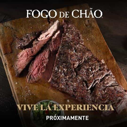 Fogo de Chão Mexico City carving station: premium meat selection for luxury dinner buffet events.