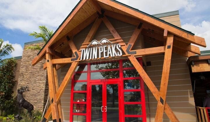Twin Peaks sports bar for casual team lunch or corporate off-site mixer.