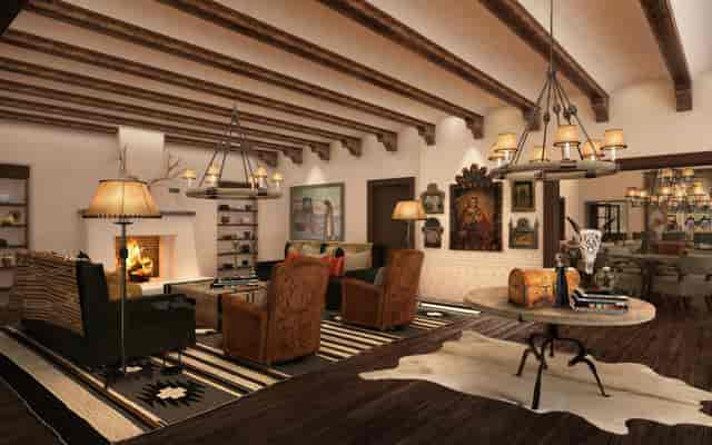 Chapel House Suite: Rustic-chic private dining room for executive meetings and VIP networking.
