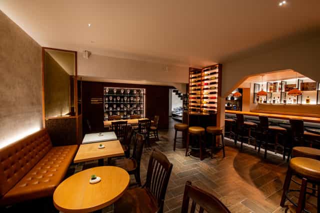 Wine Bar venue for VIP reception and corporate happy hour events with upscale seating.
