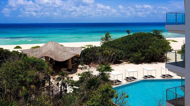 Wellness retreat at Palmaïa with beachfront space for corporate incentive trips and group events.