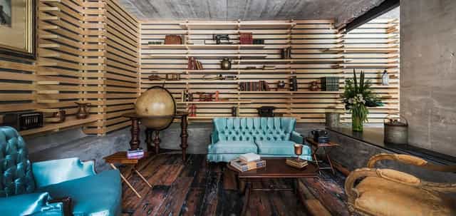 Boutique breakout room at Hotel Carlota, ideal for VIP networking and literary-themed events.