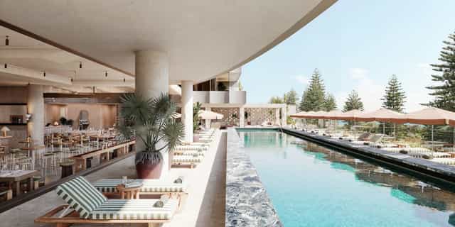 Mondrian Gold Coast ballroom, elegant poolside venue for corporate events and incentive trips.