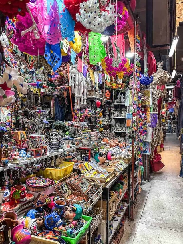 Mercado América vendor market stalls for destination event décor and gift bag favors.