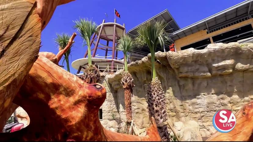 Chango’s Patio at San Antonio Zoo: themed outdoor event space for experiential activations.