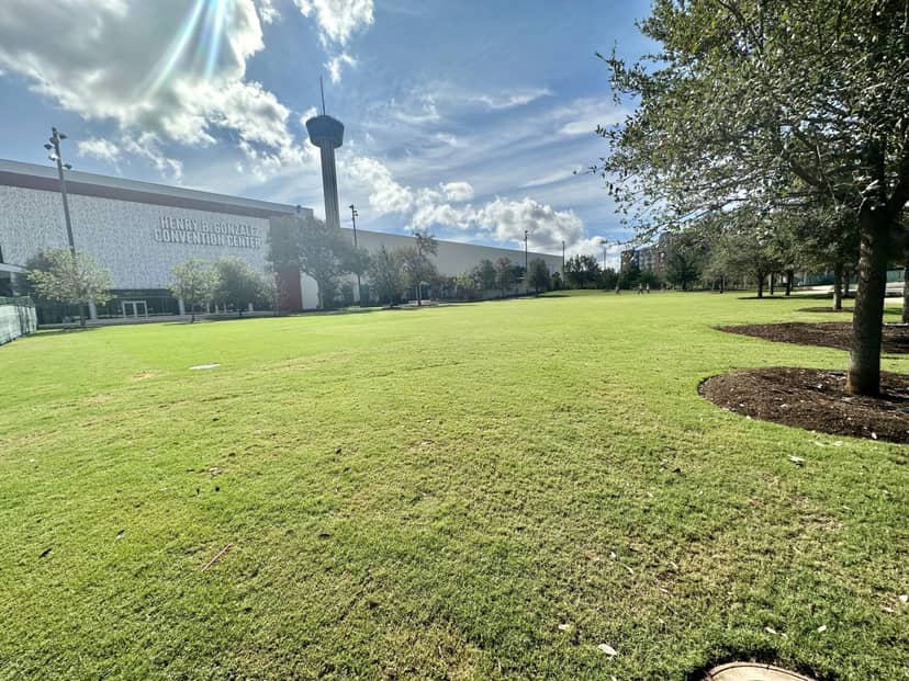 The Great Lawn at San Antonio Zoo: prime outdoor event space for festivals and networking events.