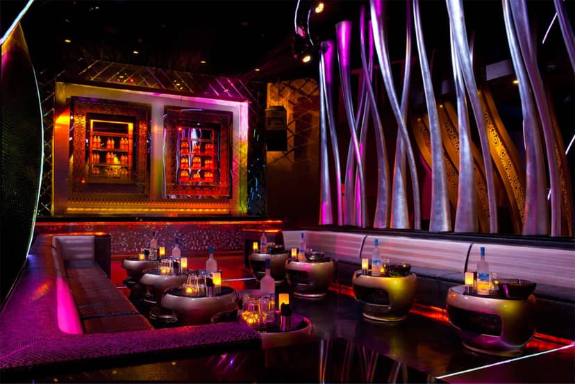 VIP lounge at Hard Rock Hotel Punta Cana for corporate events and premium nightlife bottle service.