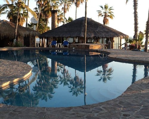 Outdoor birthday reception at Buena Vista Resort featuring intimate event space.