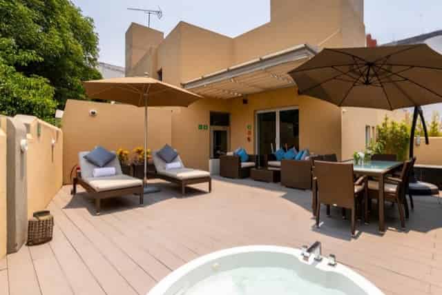 Rooftop patio