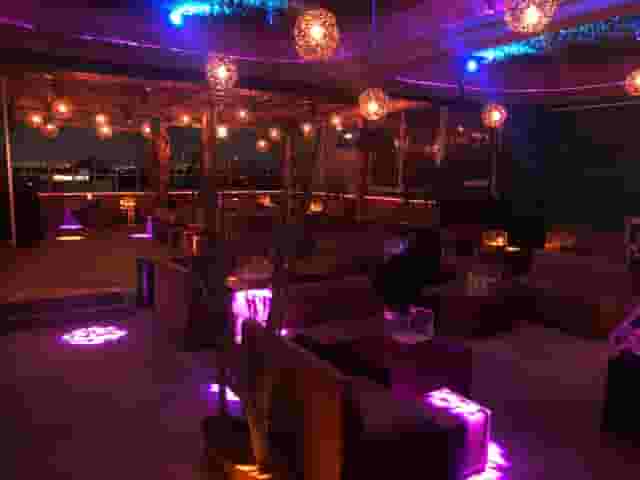 Upper bar area