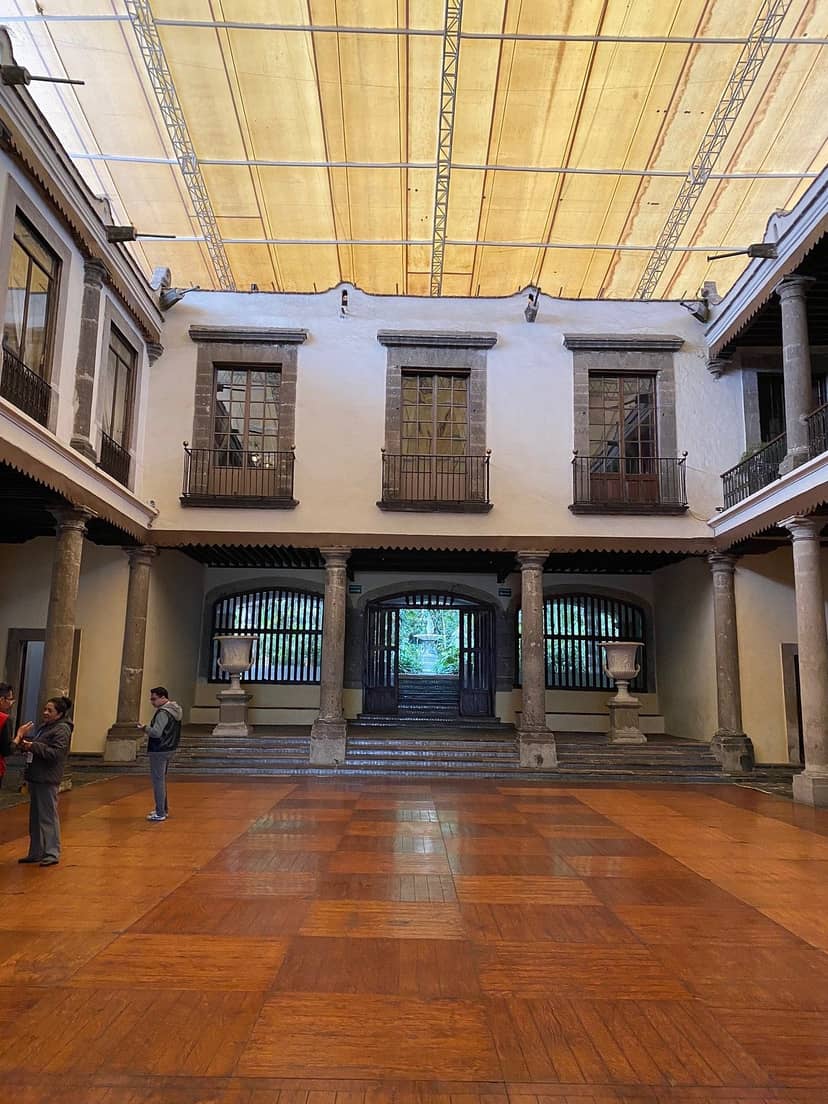 Casa de la Bola Museum courtyard, historical venue for elegant gala and cocktail reception.