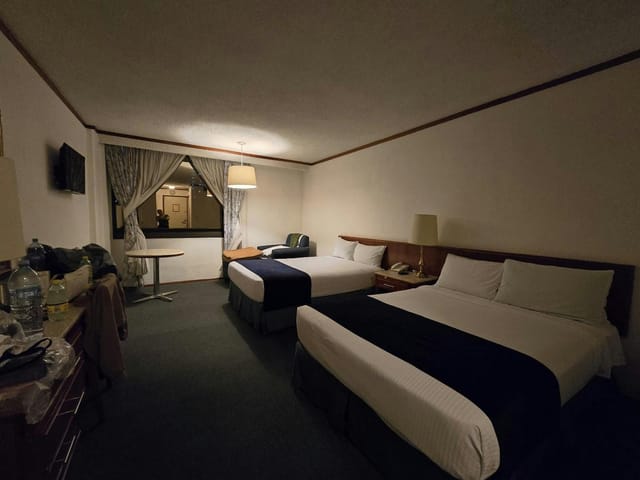 Standard double room at Hotel Bristol for business conferences and event travel accommodations.