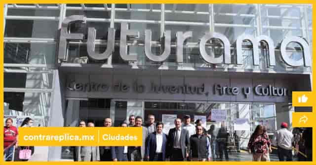 Centro Cultural Futurama venue featuring modern architecture for community event and site visit.