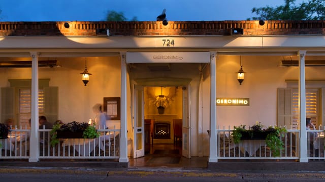 Upscale Geronimo restaurant interior for VIP receptions and incentive dinners.