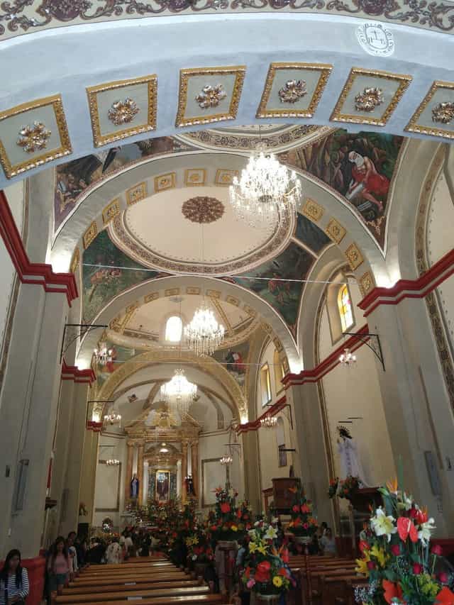 San Antonio de Padua church, grand architecture, venue for formal ceremonies and upscale galas.