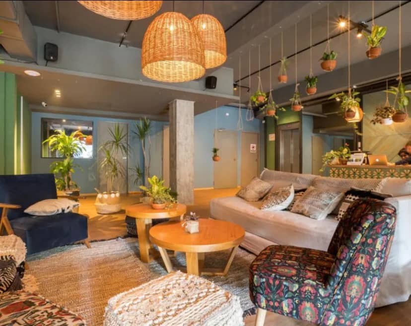 Chic Rooms lounge with biophilic design for networking events and corporate hospitality.