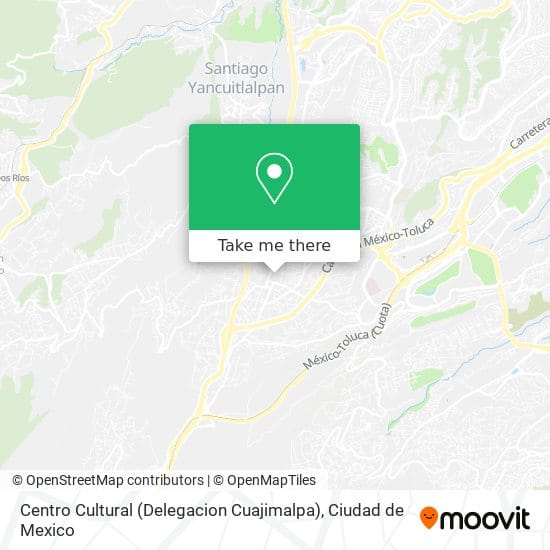 Digital wayfinding kiosk at Centro Cultural Cuajimalpa for event navigation and venue logistics.