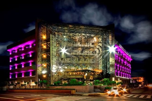 Grand Prix Hotel bar, architectural venue for gala dinners and corporate event receptions.