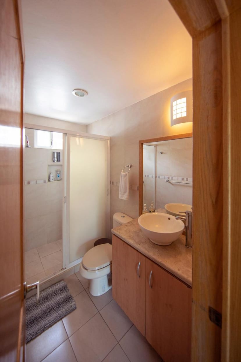 Standard Double room shared bathroom at Casa Hidalgo: hotel accommodation for budget travel.