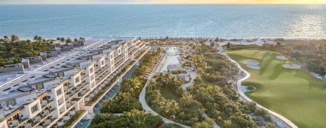 Luxury beachfront resort in ATELIER Playa Mujeres for corporate retreats and incentive travel.