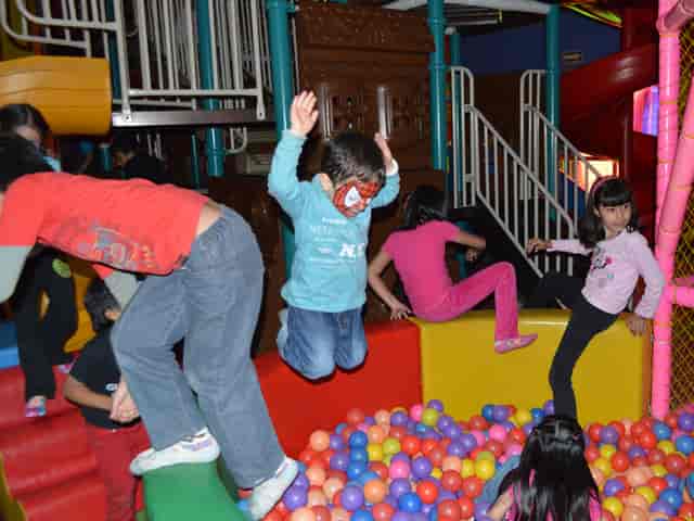 Chiki Planet soft play structure for family corporate events and kids' party venues.