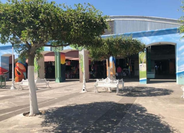 Mercado Lázaro Cárdenas open-air venue for casual local markets and community events.