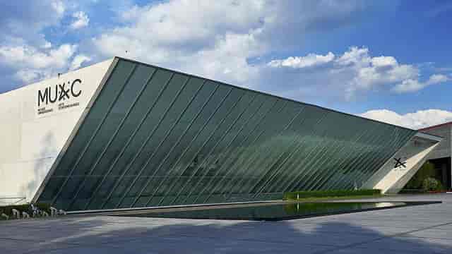 Modern MUAC museum conference room for corporate events and brand activations.