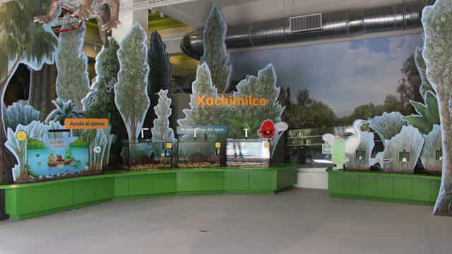 Recursos Didácticos exhibit at Papalote Museo del Niño for corporate events and brand activations.