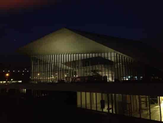 Architectural Foyer at SwissTech Convention Center for gala dinners and keynote sessions.
