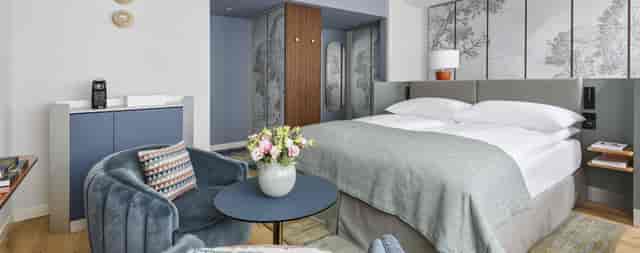Lord Byron at Hôtel Angleterre: Luxury hotel suite for VIP incentive travel and business stays.
