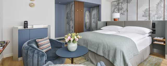 Lord Byron at Hôtel Angleterre: Luxury hotel suite for VIP incentive travel and business stays.