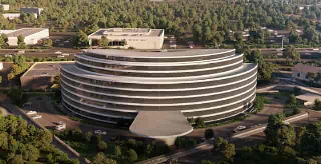 Modern Millennium Center venue with porte-cochère for corporate events and business conferences.