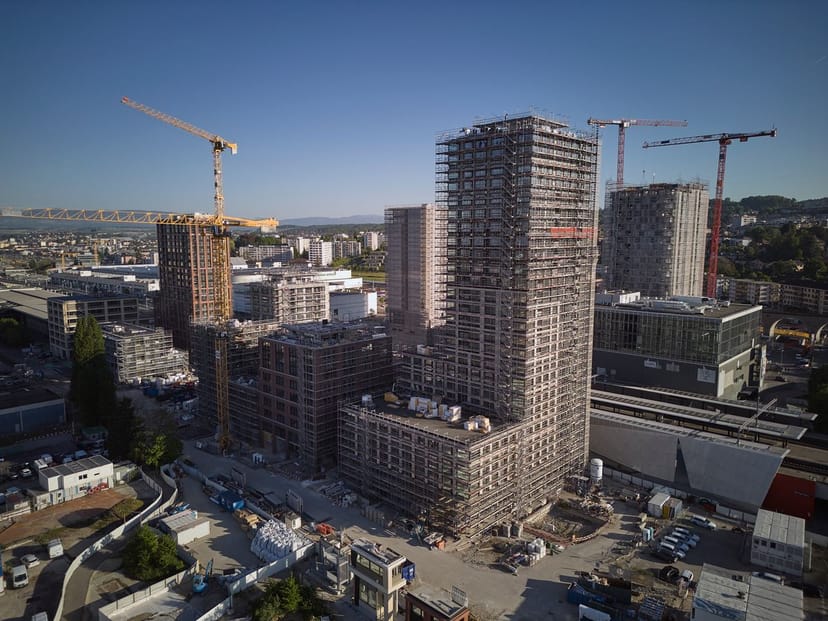 Malley: les tours du méga-chantier CFF sont presque finies | 24 heures