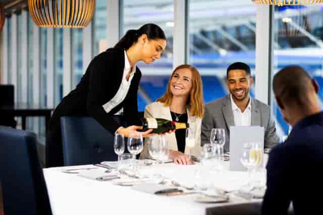 LCFC hospitality suite with stadium view for premium corporate events and business dining.