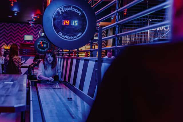 Full Venue Hire at Roxy Lanes Cheltenham, vibrant space for team-building events.