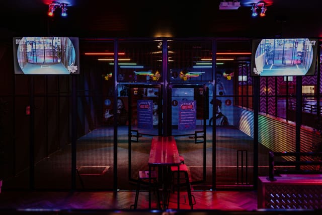 Roxy Lanes Cheltenham tournament area, modern venue for corporate events and team-building.