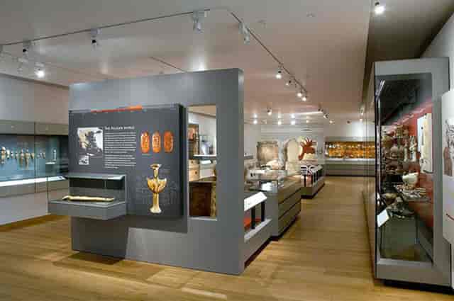 Leventis Museum gallery for elegant evening receptions and corporate networking events.