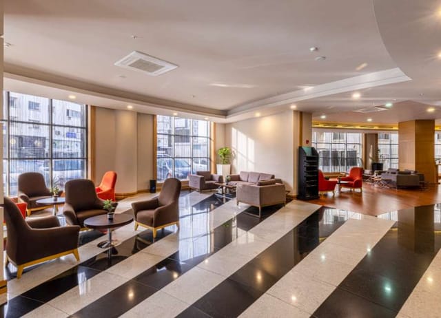 Grand Pasha Lefkosa venue with natural light for professional networking and corporate events.