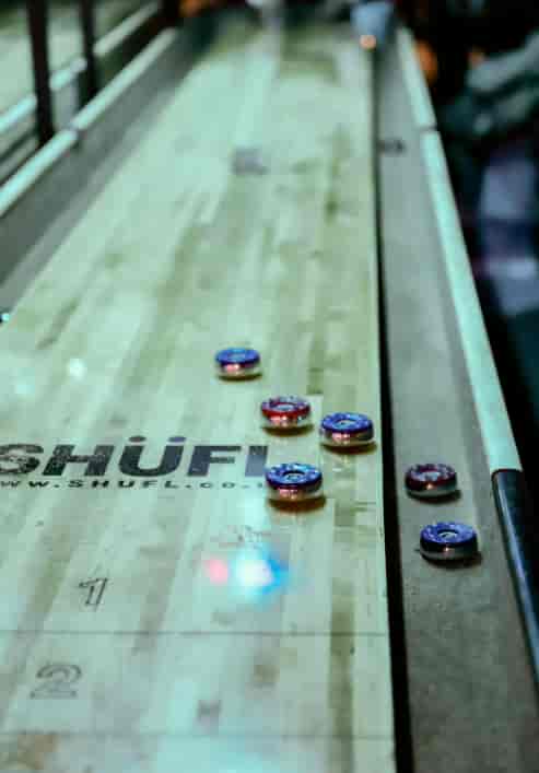 Shufflepong at Star Pins Coventry: corporate team building and networking event activity.