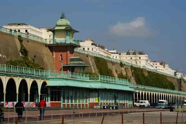Concorde 2 seaside venue with historic architecture for creative events and scenic receptions.