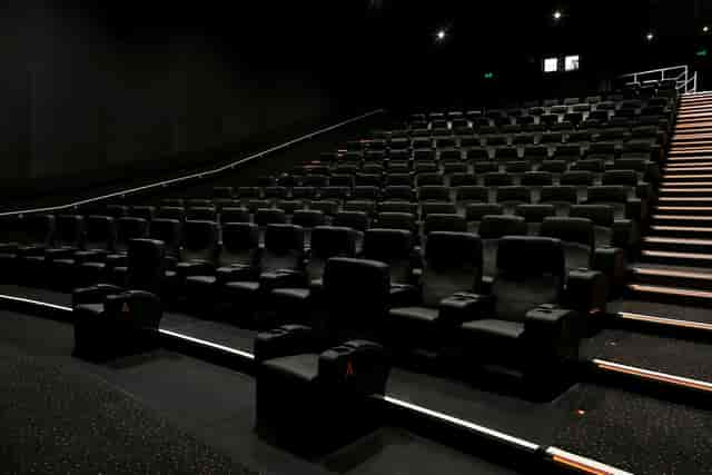 Vue Castleford cinema auditorium with tiered seating for keynote presentations and film events.