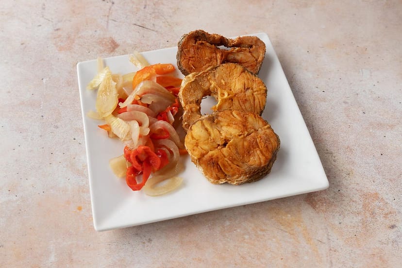 Budget-friendly plated entree at Bennetts Reggae Lounge, catering event buffet food.