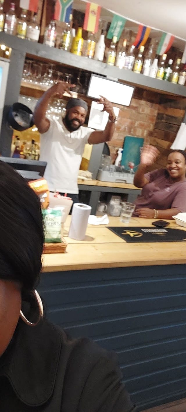 Friendly staff at Bennetts Reggae Lounge providing exceptional event hospitality and service.