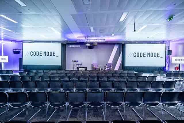 Ctrl CodeNode tech conference keynote stage