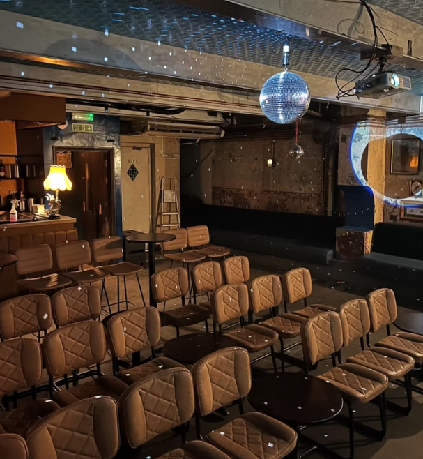 Industrial basement workshop venue in Farrs Dalston with exposed infrastructure for hire. - Banner