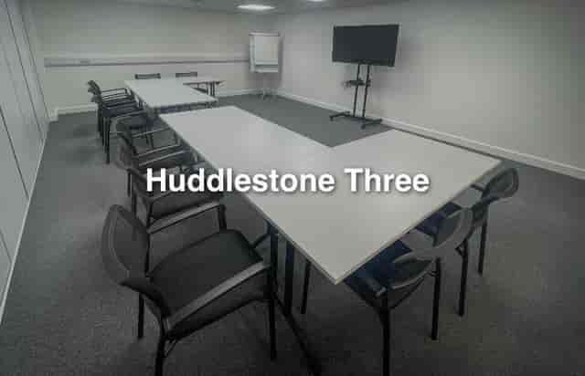 "Huddlestone Three meeting room at Sentinel House, ideal for collaborative sessions."