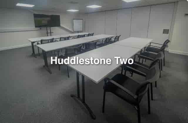 Versatile meeting room "Huddlestone Two" in Sentinel House, ideal for training sessions.